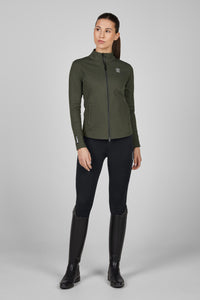 Eskadron DYNAMIC 25 A/W bluza Zip-Shirt Tech-Jersey Deep Green