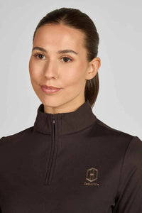 Eskadron Heritage 25/26 Koszula techniczna Half-Zip Shirt Black Truffle