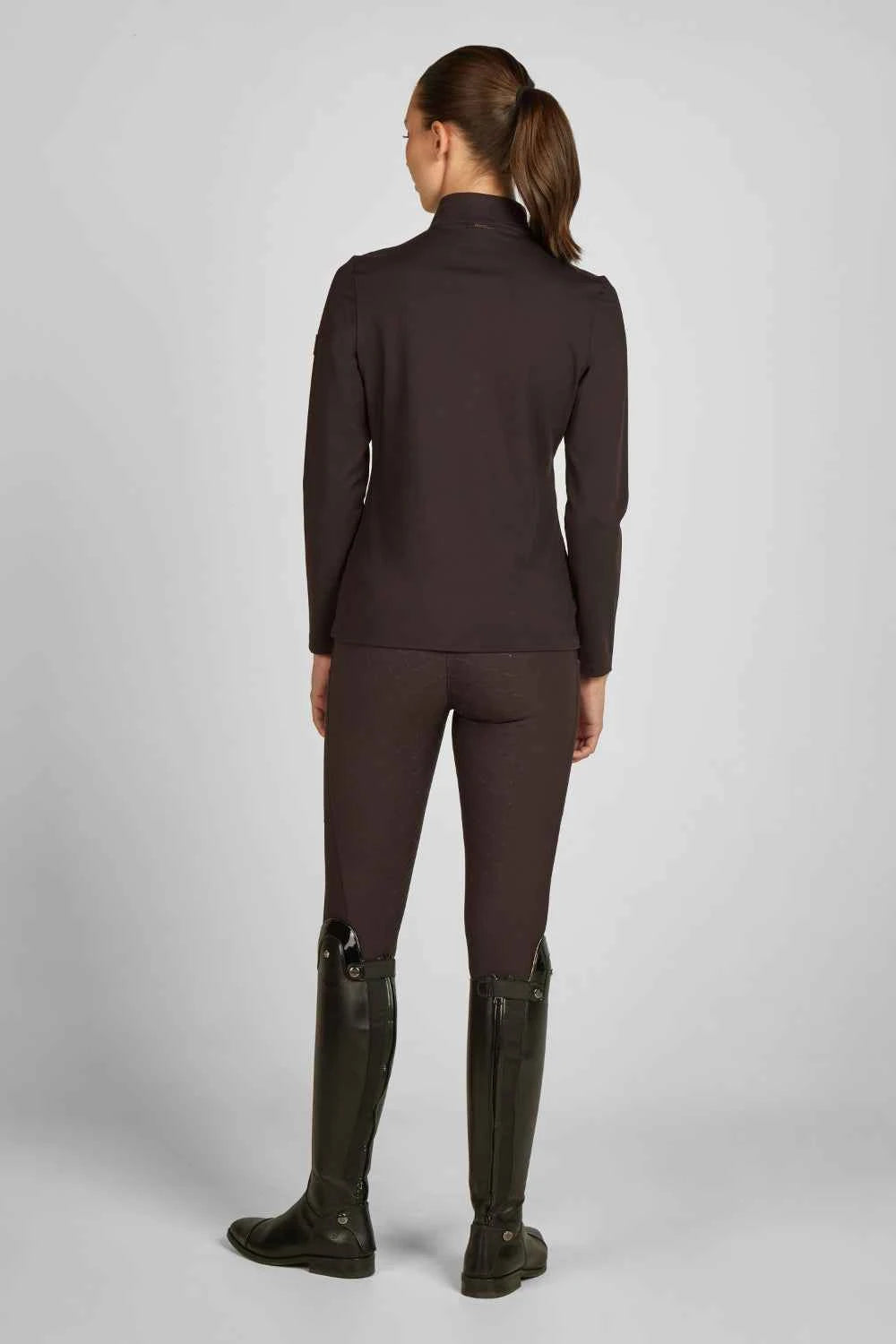 Eskadron Heritage 25/26 Koszula techniczna Half-Zip Shirt Black Truffle