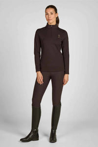 Eskadron Heritage 25/26 Koszula techniczna Half-Zip Shirt Black Truffle