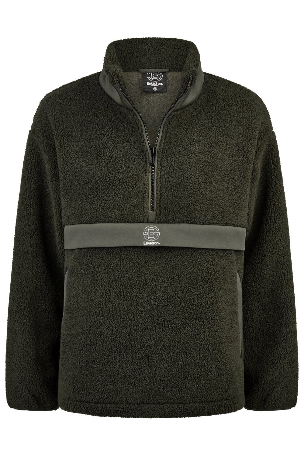 Eskadron DYNAMIC 25 A/W Half-Zip Teddy Sweater Deep Green