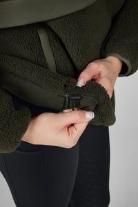 Eskadron DYNAMIC 25 A/W Half-Zip Teddy Sweater Deep Green