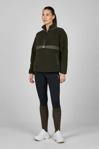 Eskadron DYNAMIC 25 A/W Half-Zip Teddy Sweater Deep Green