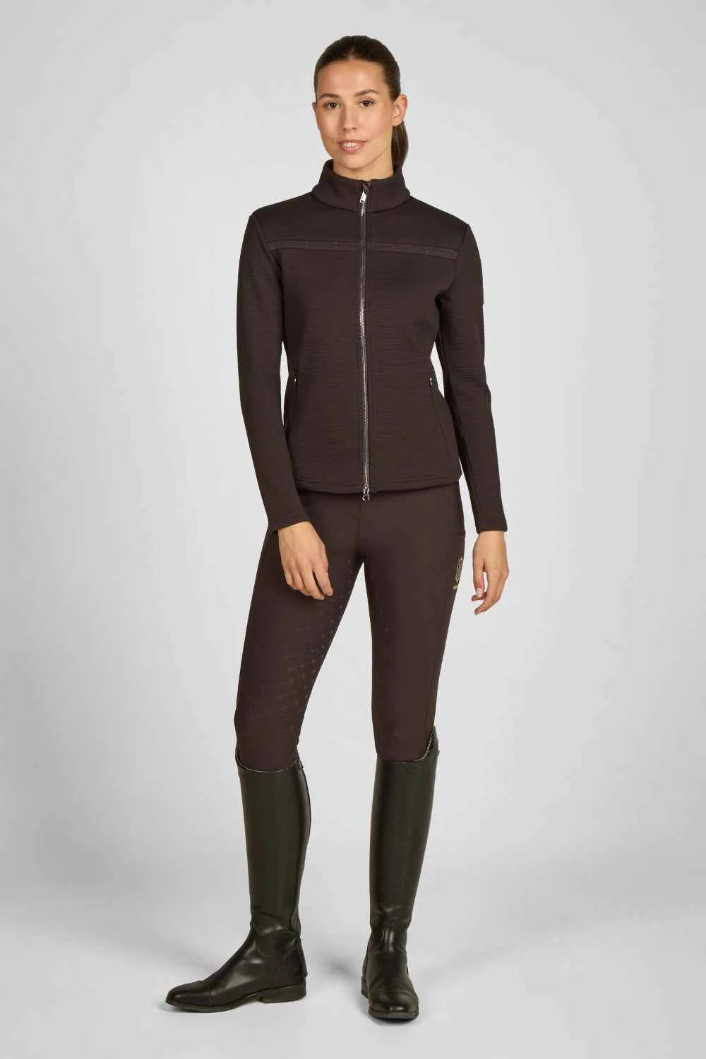 Eskadron Heritage 25/26 Bluza Zip-Shirt Black Truffle