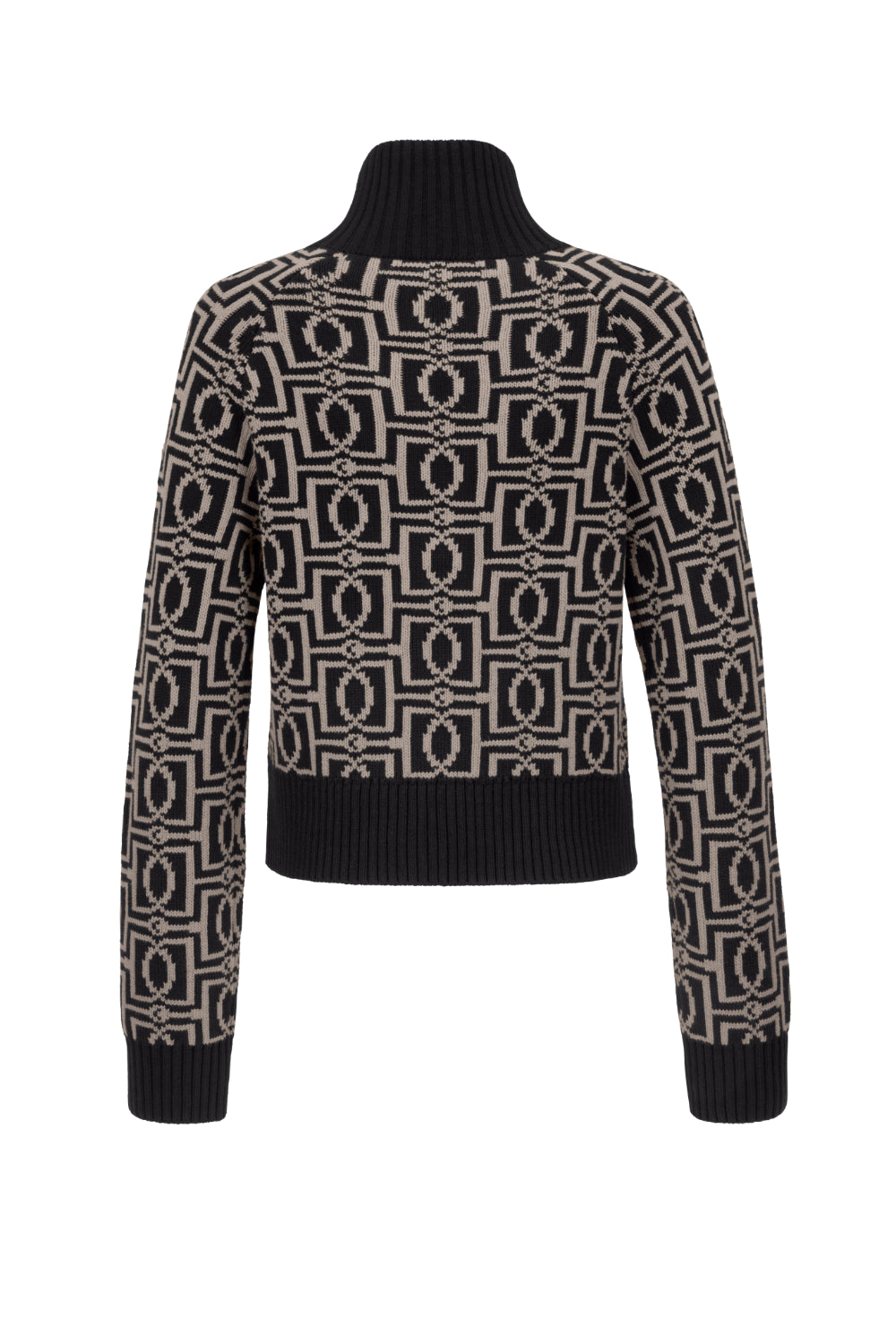Kardigan Eskadron Heritage 26/27 KNIT-ZIP w kolorze Black – widok z tyłu