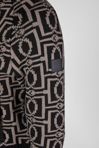Kardigan Eskadron Heritage 26/27 KNIT-ZIP w kolorze Black – na modelce, dodatkowe ujęcie