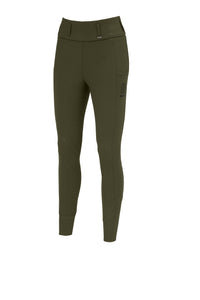 Legginsy jeździeckie Eskadron Heritage 26/27 PRO FULL GRIP w kolorze Deep Moss