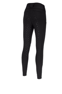 Legginsy jeździeckie Eskadron Heritage 26/27 PRO FULL GRIP w kolorze Black – widok z tyłu