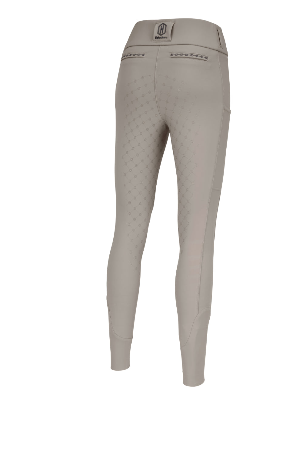 Legginsy jeździeckie Eskadron Heritage 26/27 PRO FULL GRIP w kolorze Ash – widok z tyłu