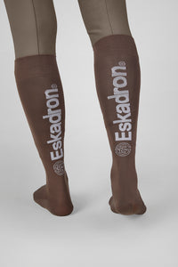 Eskadron Dynamic A/W 2026 Skarpety jeździeckie KNEESOCKS Powdertaupe