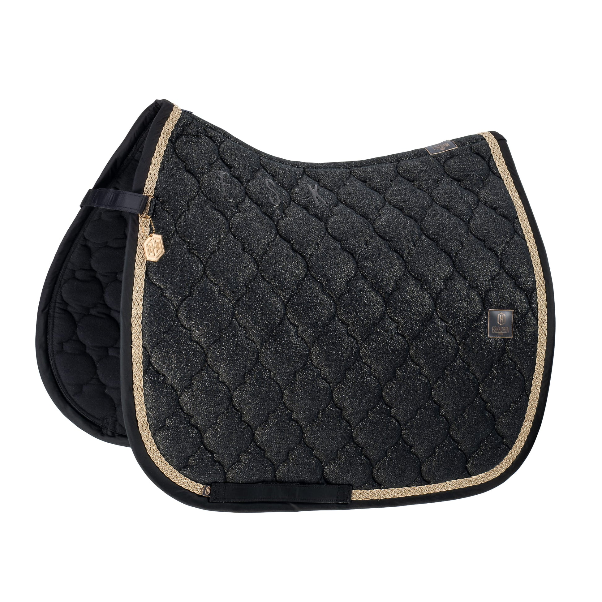 Czaprak Eskadron Cloth Cotton Glitter Black Hertitage 24/25 - Cavalo