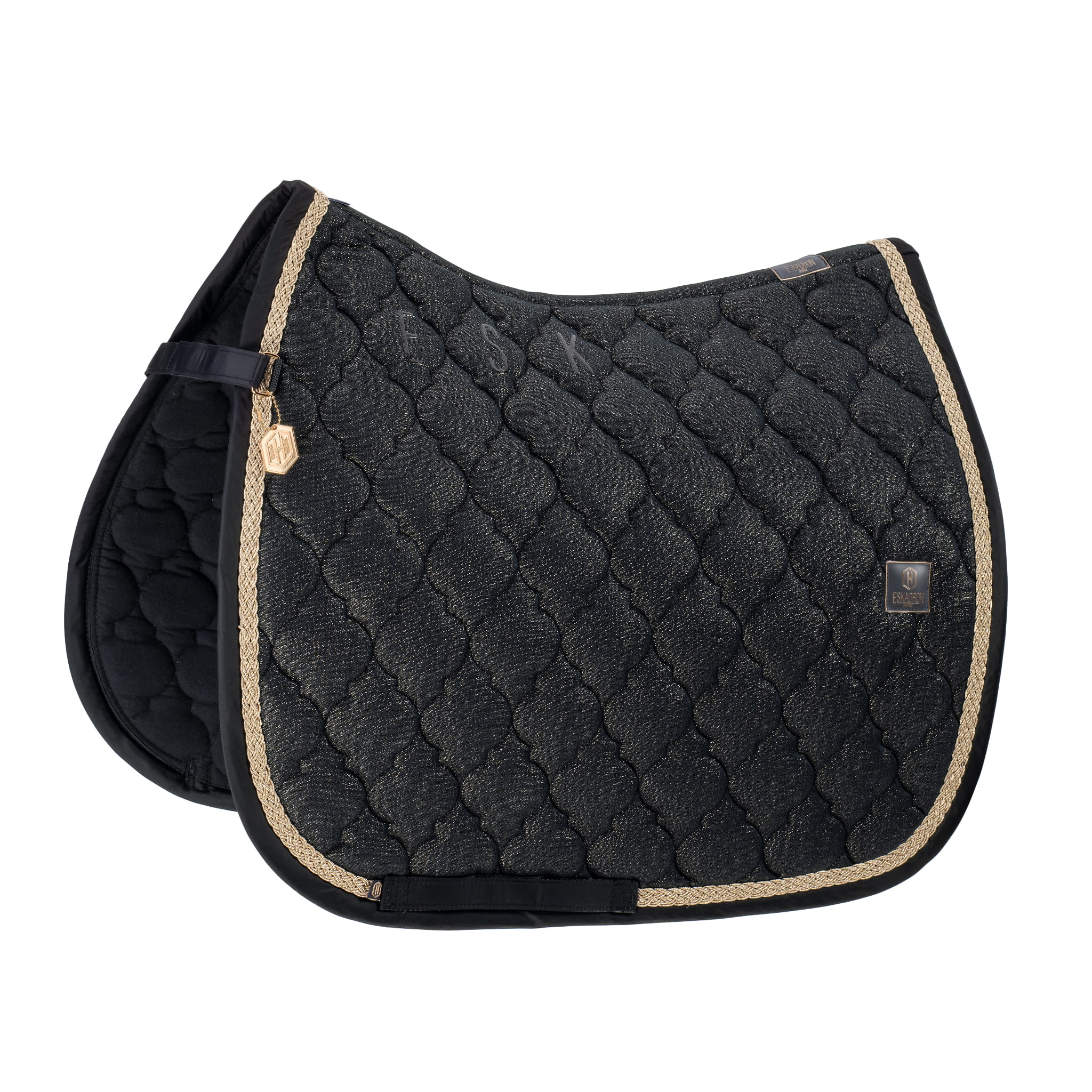 Czaprak Eskadron Cloth Cotton Glitter Black Hertitage 24/25 - Cavalo