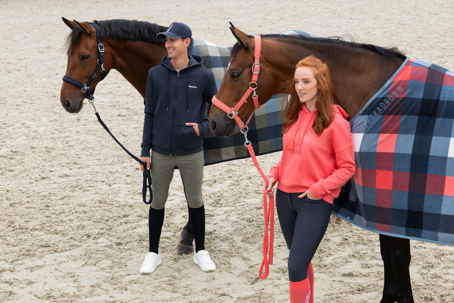 Derka polarowa Eskadron Fleece Check Classic Sports S/S 2025 - Cavalo