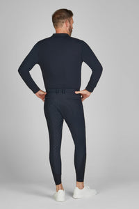 Eskadron Bryczesy jeździeckie męskie z lejem kolanowym Navy Heritage AW 24/25 - Cavalo
