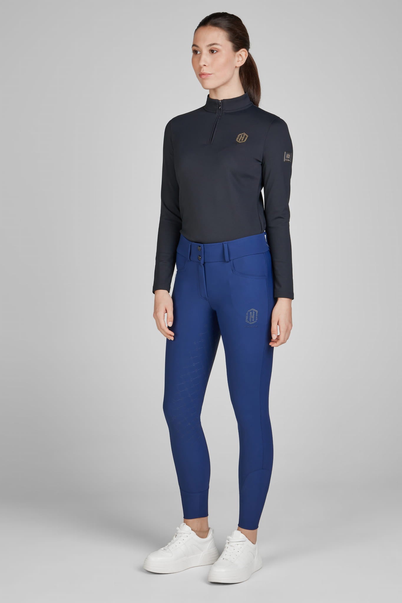 Eskadron Bryczesy jeździeckie z pełnym lejem damskie True Blue Heritage AW 24/25 - Cavalo