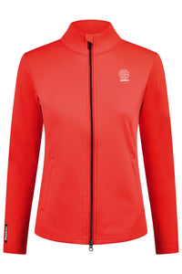 Eskadron DYNAMIC 25 A/W bluza Zip-Shirt Tech-Jersey Poppy Red - Cavalo
