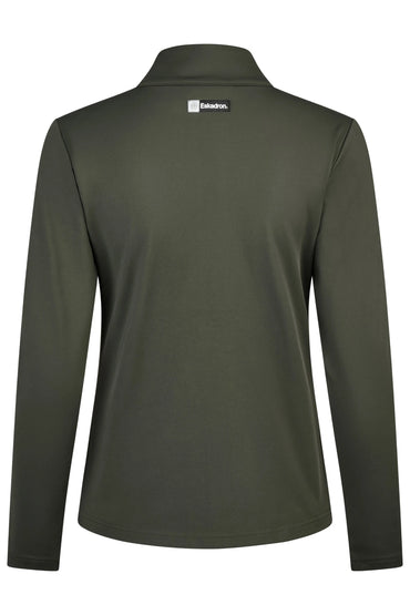 Eskadron DYNAMIC 25 A/W bluza Zip-Shirt Tech-Jersey Poppy Red - Cavalo