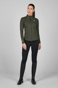 Eskadron DYNAMIC 25 A/W bluza Zip-Shirt Tech-Jersey Poppy Red - Cavalo