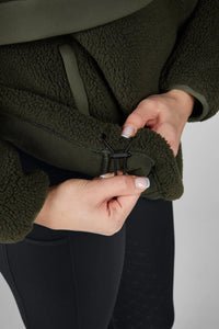 Eskadron DYNAMIC 25 A/W Half-Zip Teddy Sweater Black - Cavalo
