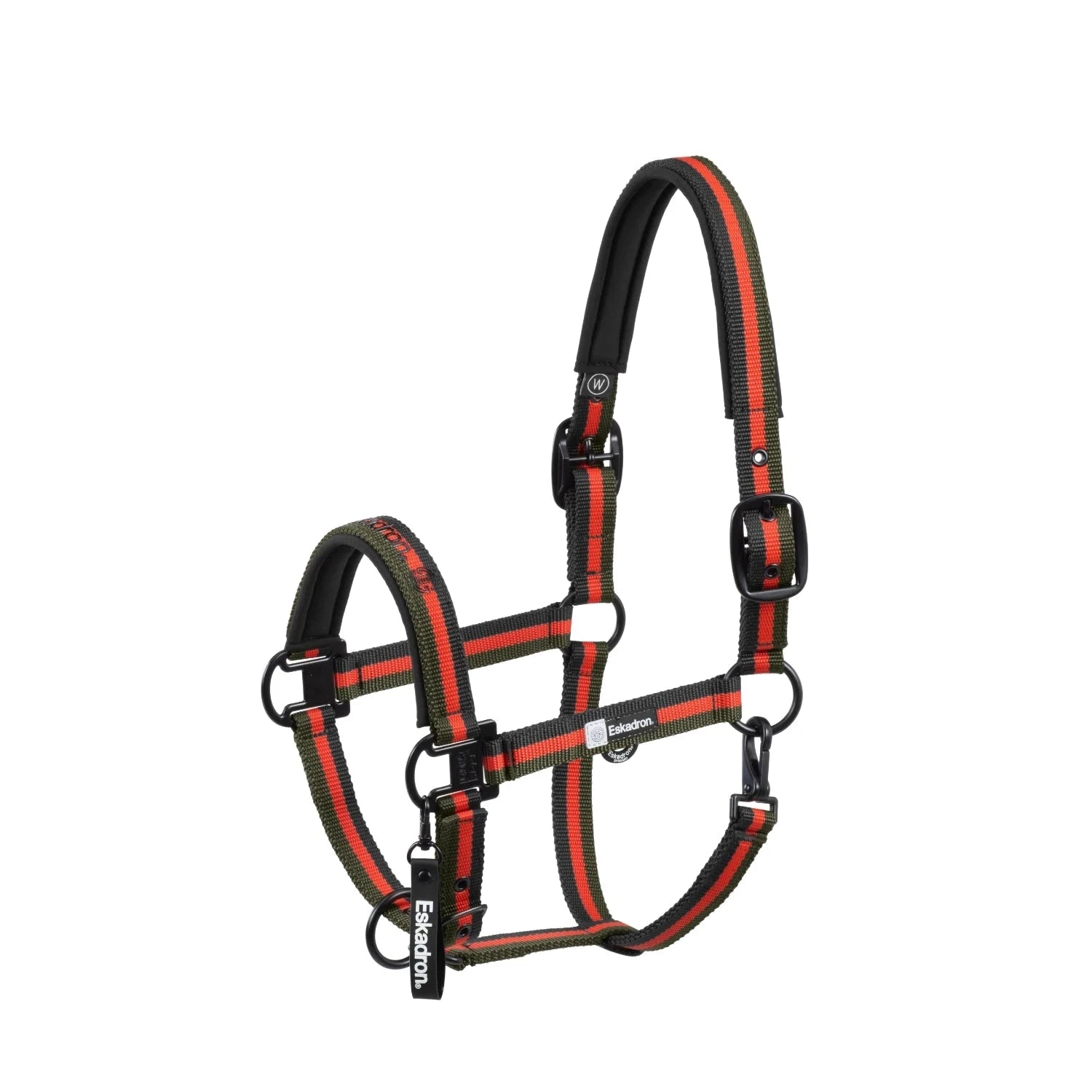 Eskadron DYNAMIC 25 A/W Kantar  Double Pin Black + Poppy Red - Cavalo