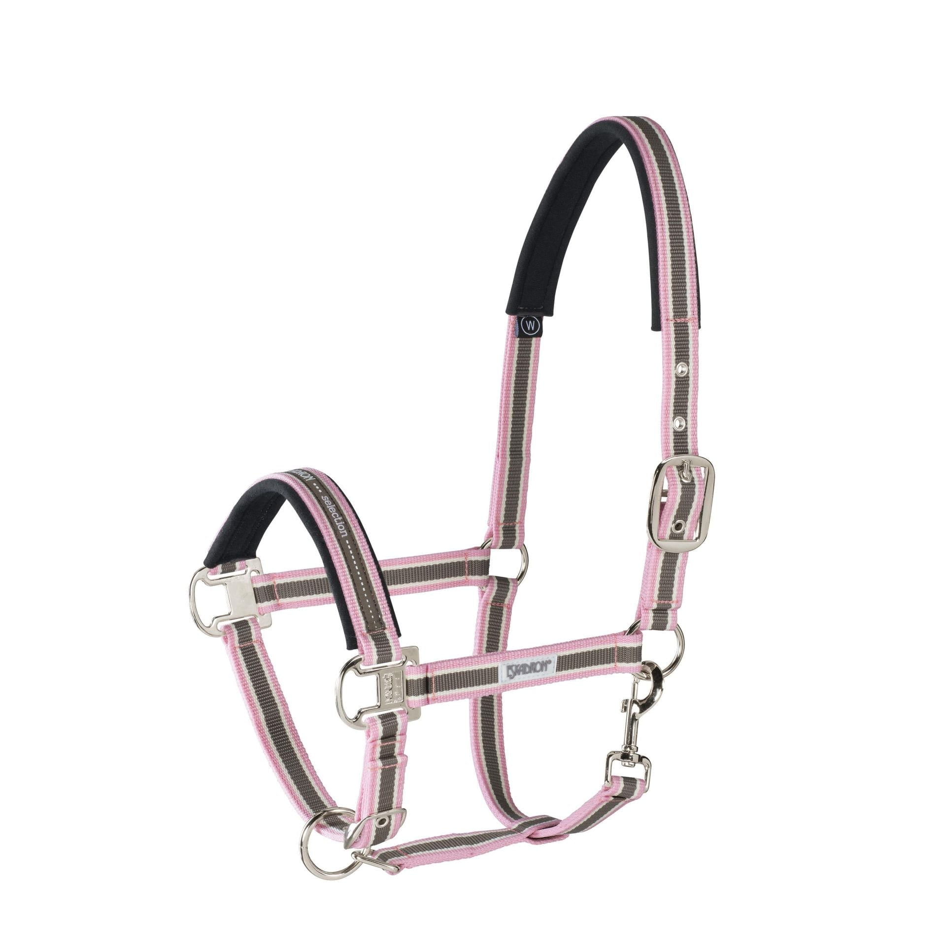 Eskadron kantar Double Pin Buckle Basic almon-creme-powderrose - Cavalo