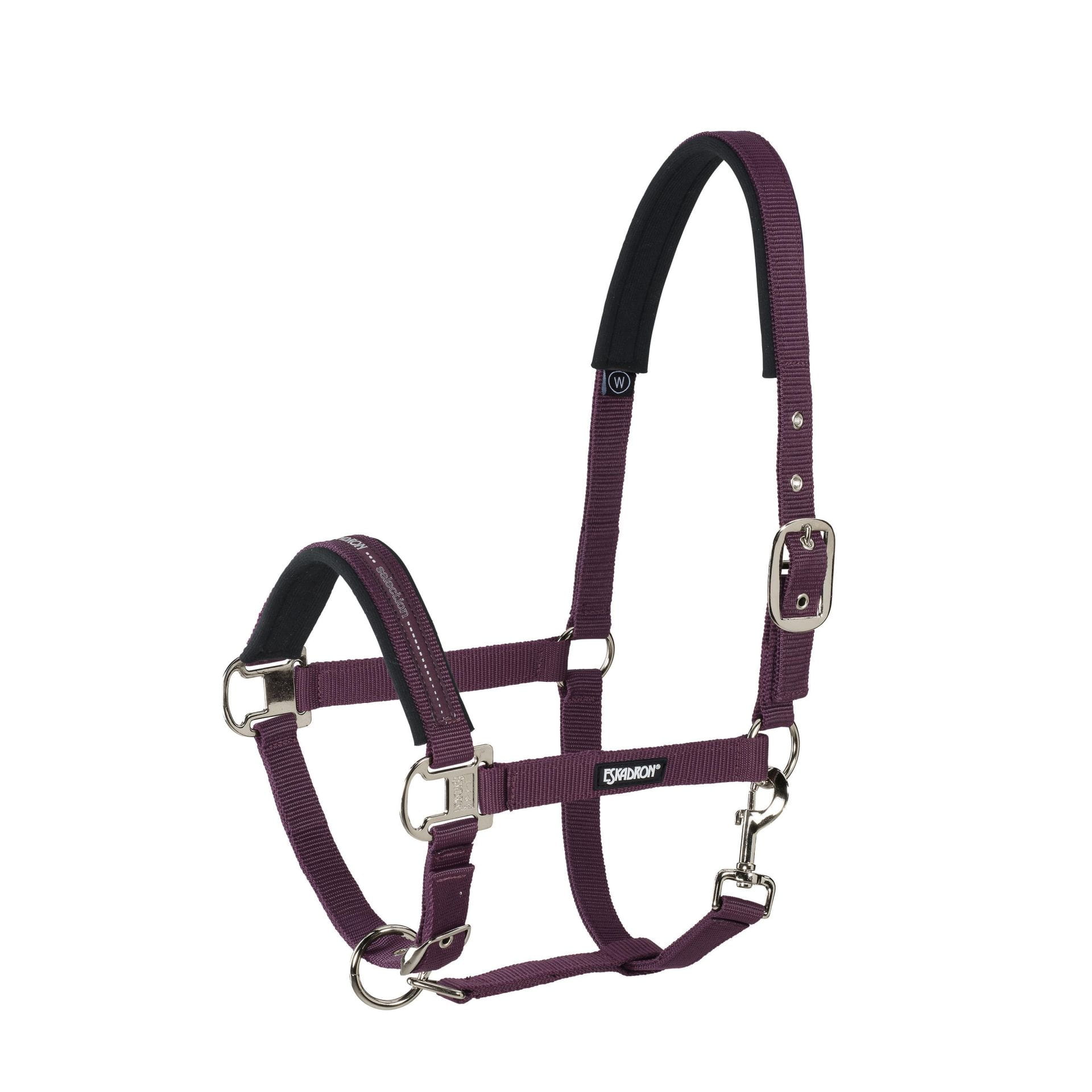 Eskadron kantar Double Pin Buckle Basic Blackberry - Cavalo