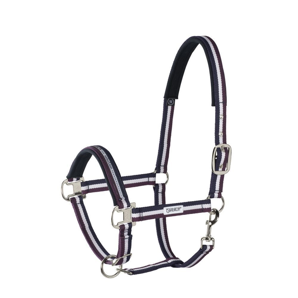 Eskadron kantar Double Pin Buckle Basic nightblue-white-blackberry - Cavalo