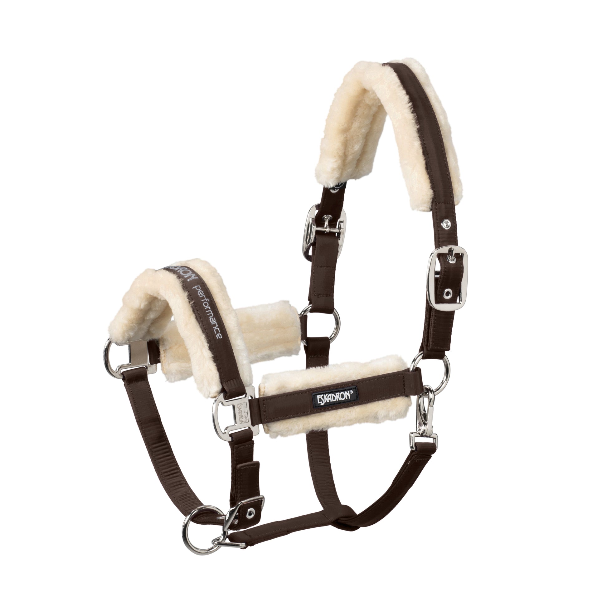 Eskadron kantar Faux-Fur Double Pin Basics - Cavalo
