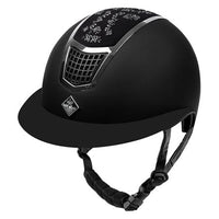 Kask Fair Play QUANTINUM FLEUR W-V granatowy - Cavalo