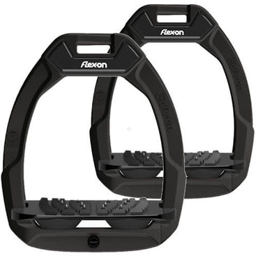 Strzemiona bezpieczne Flex-On SAFE-ON Black/Black/Pink Z Proste, kolce - Cavalo