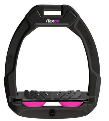 Strzemiona bezpieczne Flex-On SAFE-ON Grey/Black/Black Z Proste, kolce - Cavalo