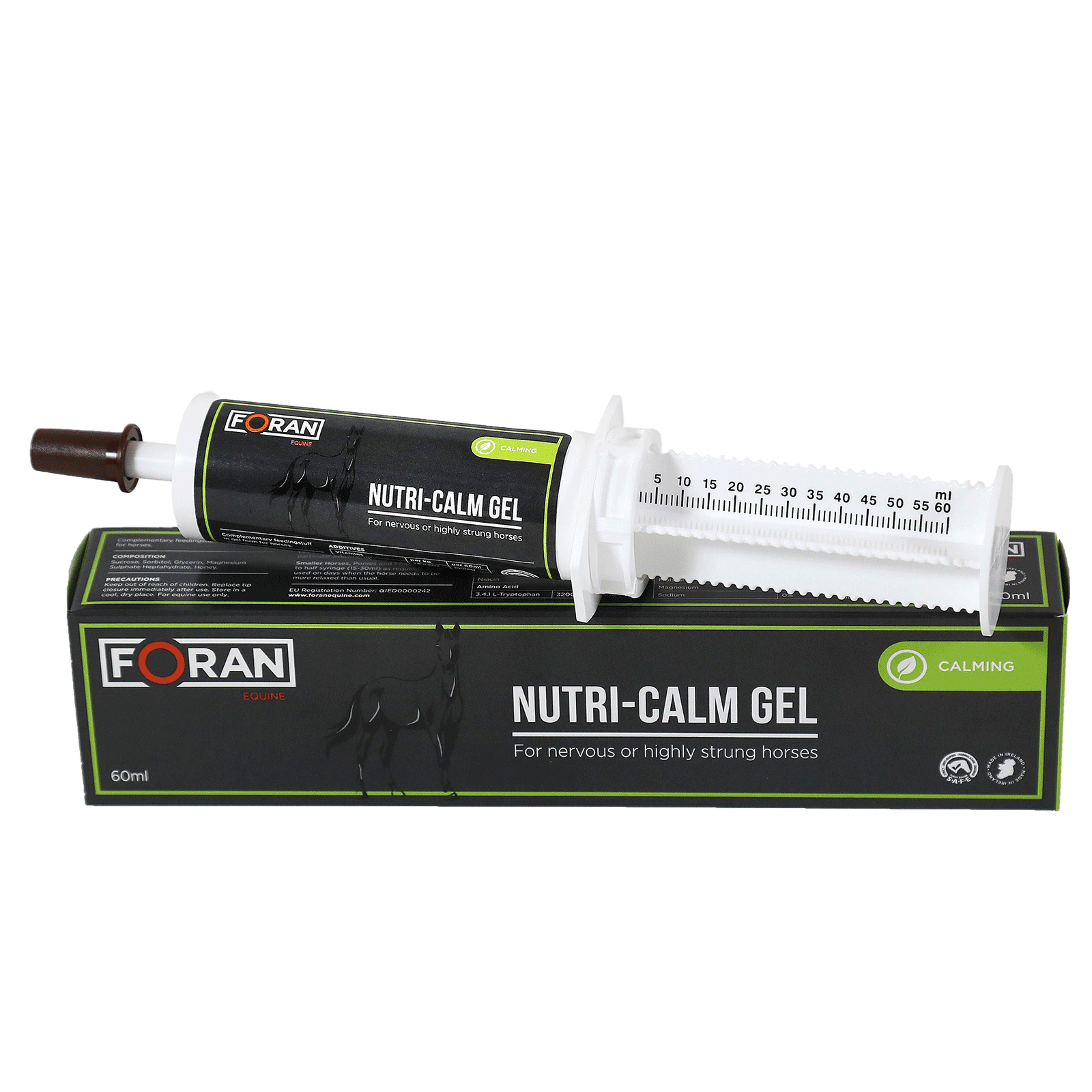 FORAN Nutri-Calm suplement uspokajający konia 60ml - Cavalo