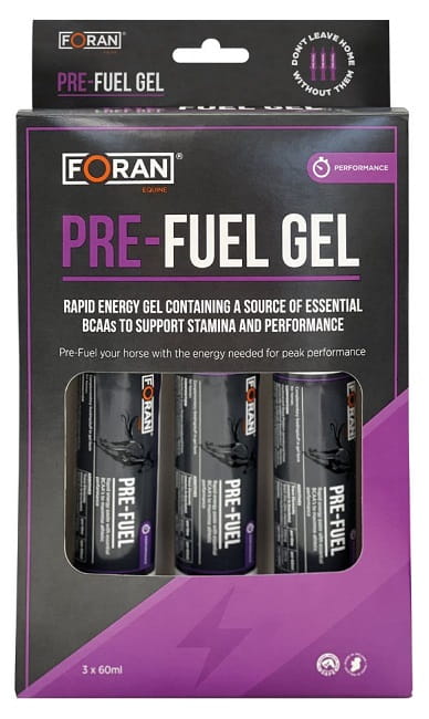 FORAN PreFuel Gel 60ml x 3 - Cavalo