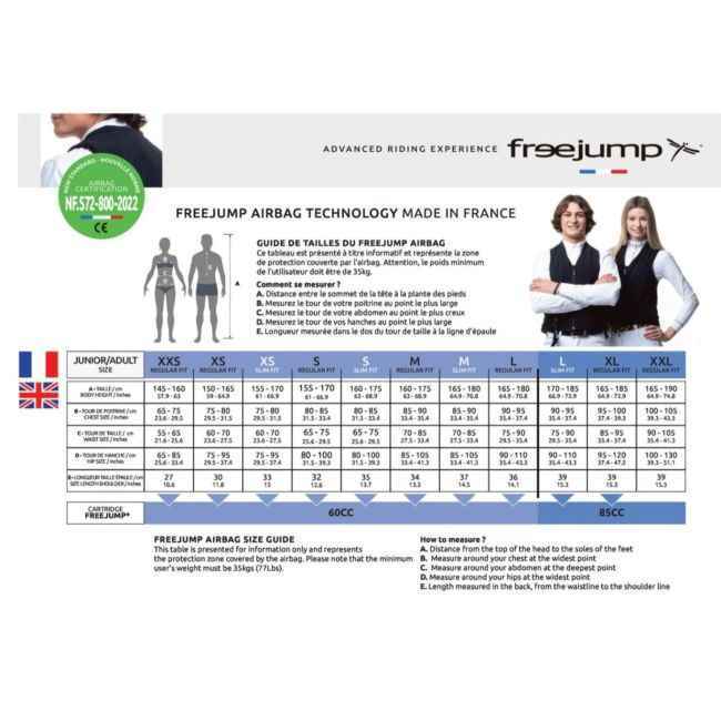 Kamizelka ochronna z poduszką powietrzną Freejump AIRBAG Black dziecięca