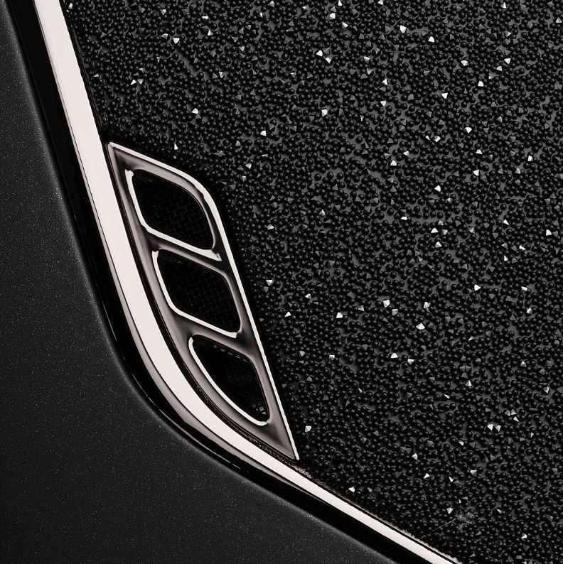 SAMSHIELD Kask jeździecki Shadowglossy 2.0 Alcantara Black Top Crystal Fabric Black Chrome