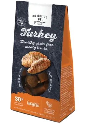 Go Native Przysmaki dla psów o smaku indyka 100g - Cavalo