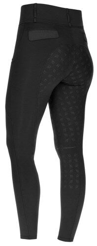 Legginsy jeździeckie HighWaist damskie czarne Covalliero