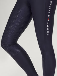 Legginsy całoroczne Tommy Hilfiger Equestrian Highland pełny lej desert sky
