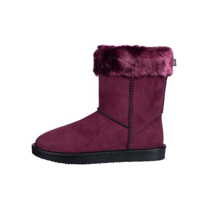 HKM Buty Davos z futerkiem bordo - Cavalo