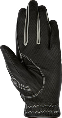 HKM Rękawiczki jeździeckie Fashion czarno/różowe XS - Cavalo