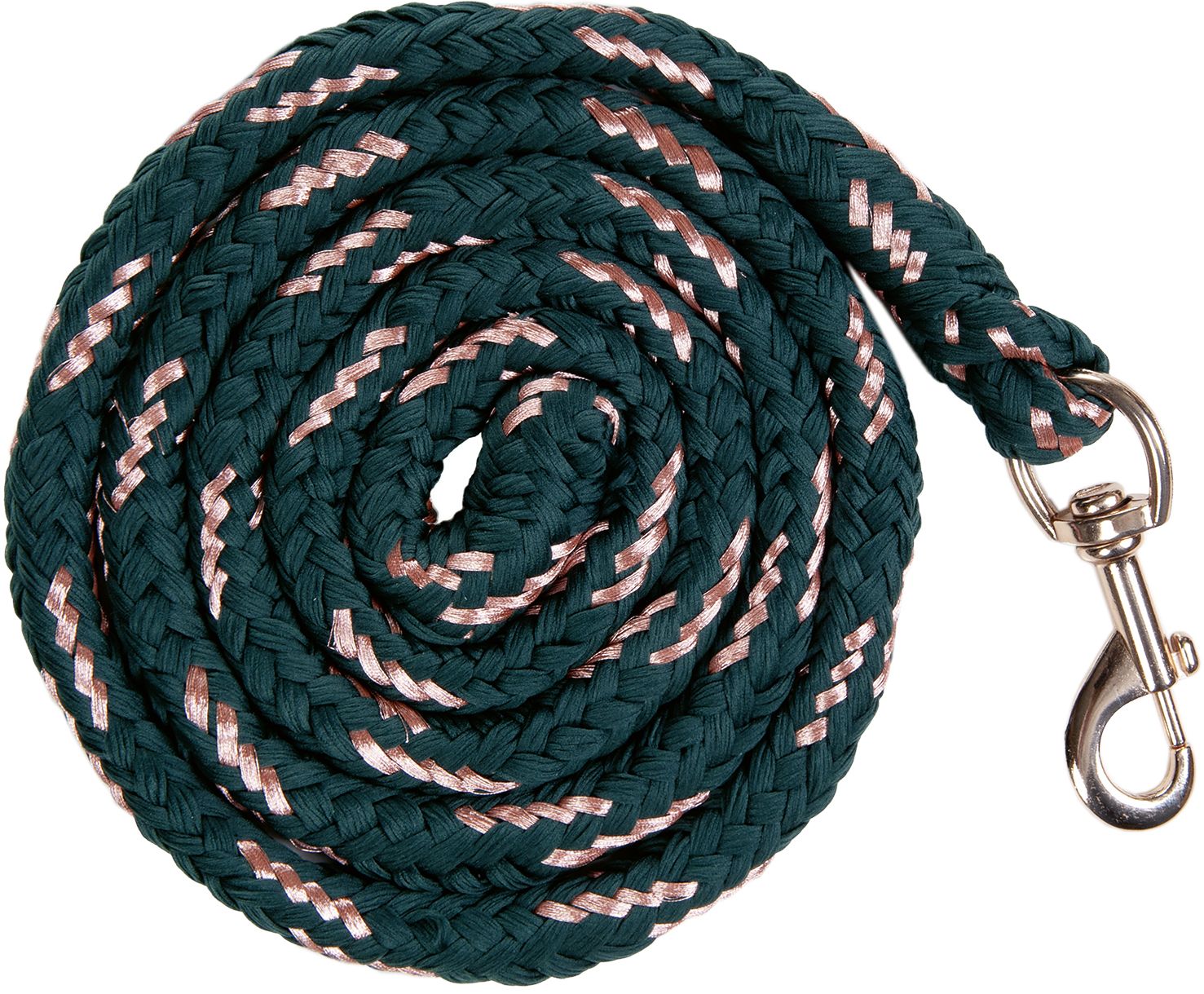 Uwiąz dla koni HKM Rosegold karabińczyk SNAP 180 cm - Cavalo