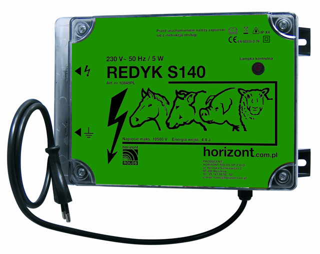 Elektryzator sieciowy zasilanie 230V Redyk S140 - Cavalo