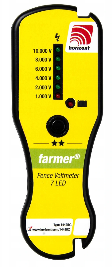 Tester miernik napięcia 6-Stopniowy Horizont Fence tester 10 KV - Cavalo
