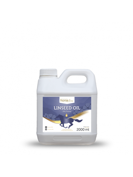 HorseLine Linseed Oil Olej lniany 2000ml - Cavalo