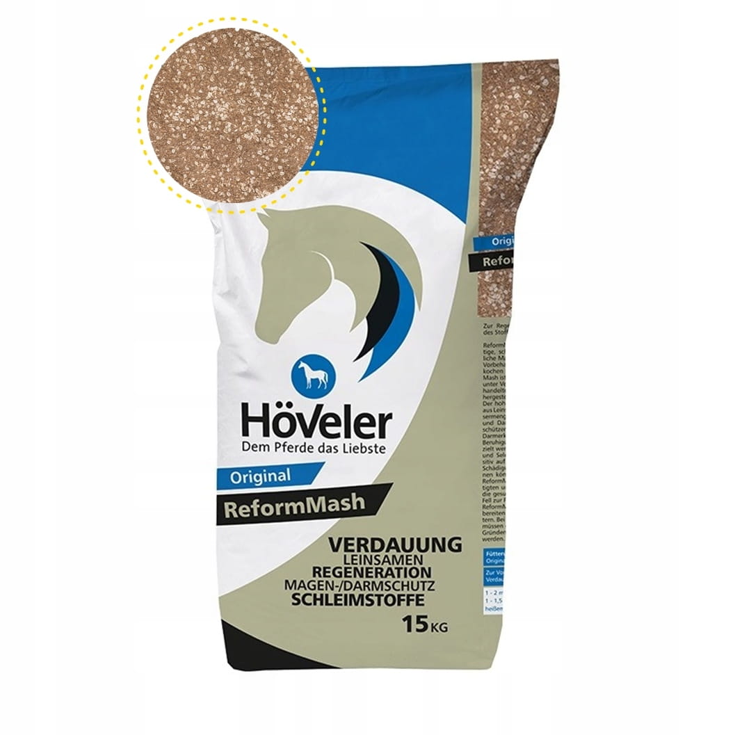 Pasza HOVELER Original Reformmash Mesz 15 kg - Cavalo