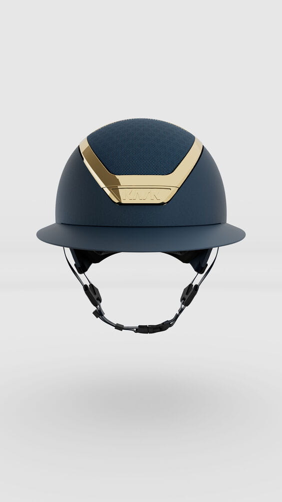 KASK Star Lady Chrome Navy Gold - Cavalo