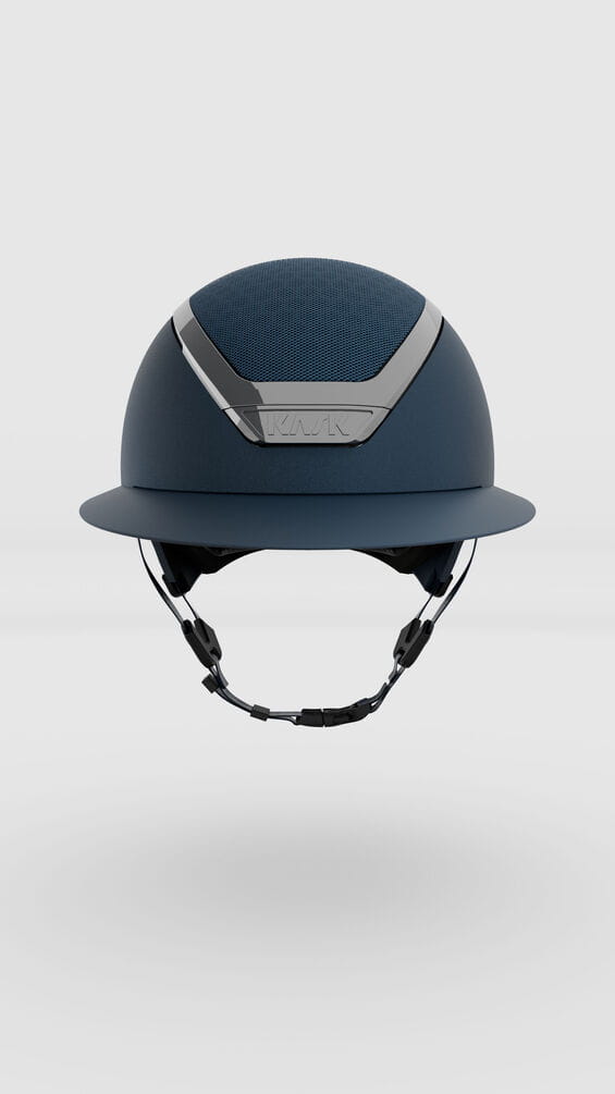 KASK Star Lady Chrome Navy Silver - Cavalo