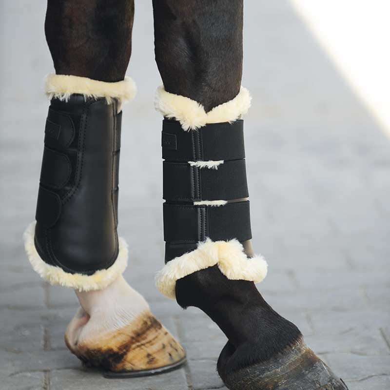 Ochraniacze z futrem Show Kavalkade - Cavalo