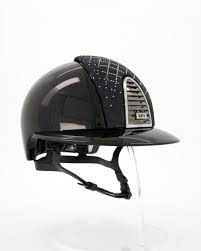 Kask KEP Italia CROMO 2.0 Textile Metal Milano Satin Street Black / Crystal - Cavalo