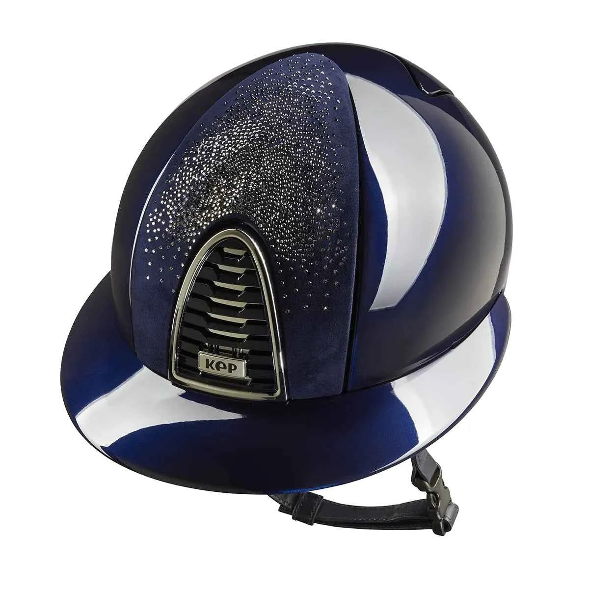 KEP ITALIA Kask Cromo 2.0 Polish Blue Nebula +Svarovski
